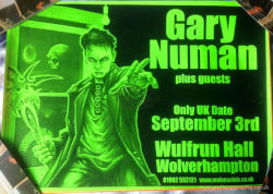 Gary Numan 2006 Venue Poster Wolverhampton